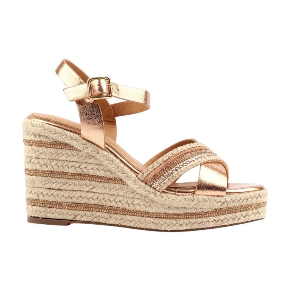 Lunar Womens/Ladies Ella Sandals / Rose Gold